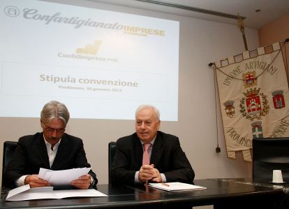 NUOVO ACCORDO CONFIDIMPRESE FVG E CONFARTIGIANATO (Art. corrente, Pag. 1, Foto normale)