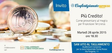 PIU' CREDITO! COME PRESENTARSI AL MEGLIO PER FINAN