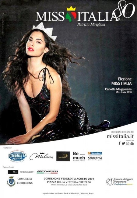 SFILATA MISS ITALIA - CORDENONS, VENERDI' 2 AGOSTO