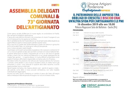 INVITO ASSEMBLEA DEI DELEGATI E  73^ GIORNATA DELL